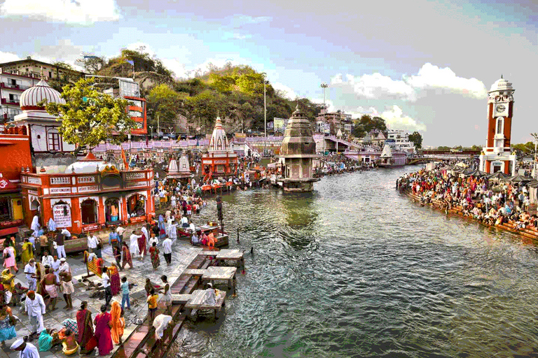 Von Delhi aus: Privater Tagesausflug nach Haridwar und Rishikesh