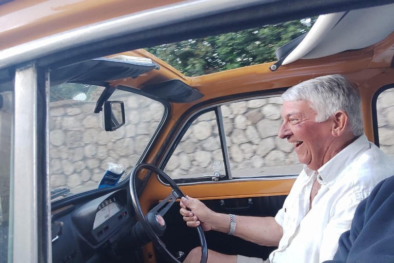 Positano: tour privato in Fiat 500 d&#039;epoca dal tuo hotel