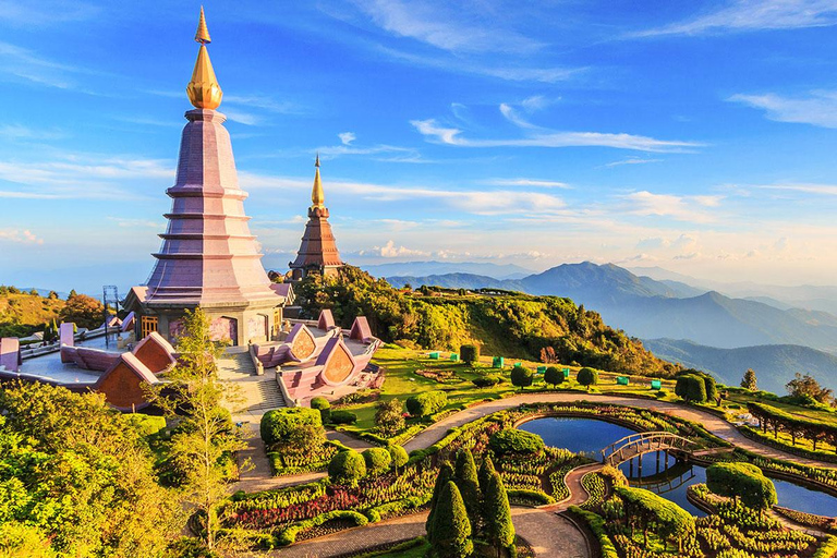 Chiang Mai: Doi Inthanon, watervallen en stamdorpentour