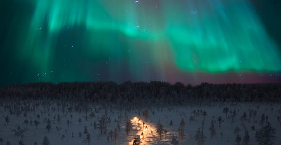 Levi: Aurora Hunting in Heated Sleigh
