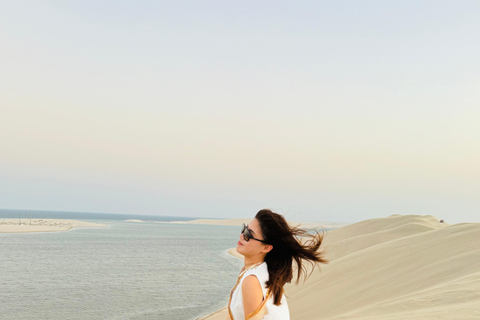 Desert Safari Qatar Camel Sandbording sunrise/sunset tour
