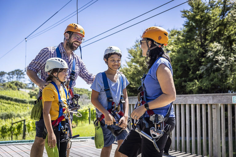 Waiheke Island Zipline & Native Forest AdventureMet ophalen en wegbrengen