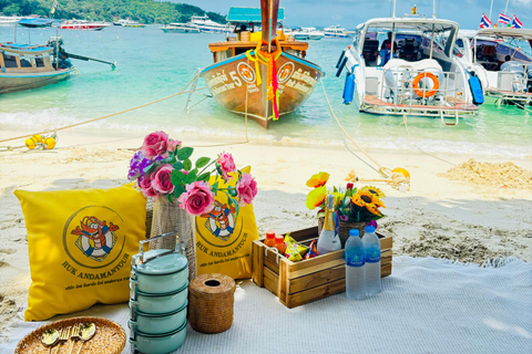 Krabi: Private Luxury Longtail Boat Tour in Krabi free lunch Krabi: Private Luxury Longtail Boat by Hong island