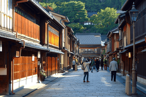 Privétour Kanazawa: Goudblad, Sushi &amp; middagactiviteitOptie 1: De belangrijkste bezienswaardigheden van Kanazawa