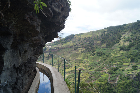 From Funchal: Levada Nova Hiking Tour with stopover at beach Nova friday