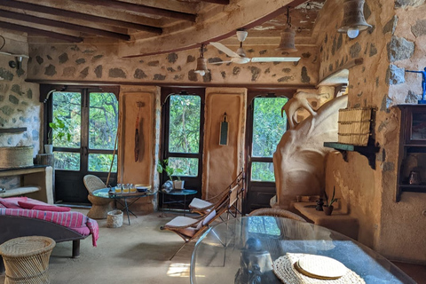 Delhi: Hidden-Gem Nature Oasis & Mudhouse Visit with Lunch