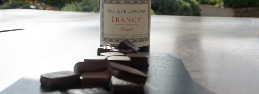 Dégustation de vin et de chocolat à Chablis.