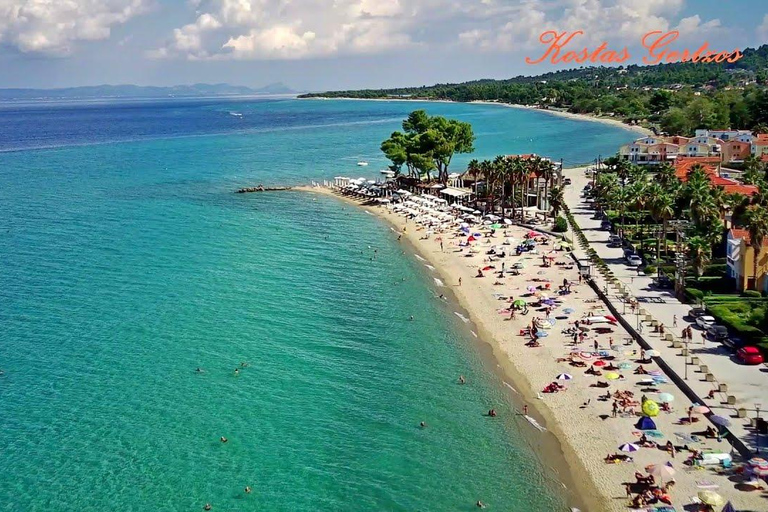 From Thessaloniki: Halkidiki Kassandra Beaches Private Tour