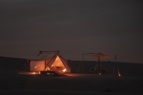 Agafay Desert Private Luxury Dinner w Live Music & Fire Show Agafay : Private luxury dinner at Inara Camp with camel ride