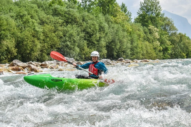 Bovec: Kajak-Tour mit Guide auf der Soča