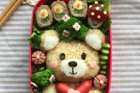 Apprenez à préparer un bento avec un personnage mignon (cours de cuisine)