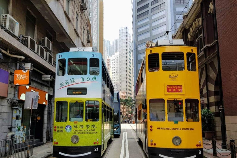 Hong Kong: Night Walking Tour, Tram Ride, & Victoria Peak