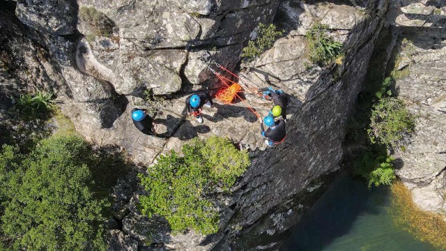 San Teodoro: Canyoning in Rio Pitrisconi with 4X4 transfer