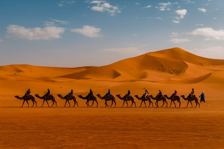 Fez To Marrakech: Private 4-Day Via-Merzouga & Luxury Camp. Fez To Marrakech: 4-Day Private premium Trip & Luxury camp.