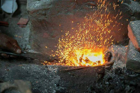 Knife (khukuri) making activity with a Blacksmith