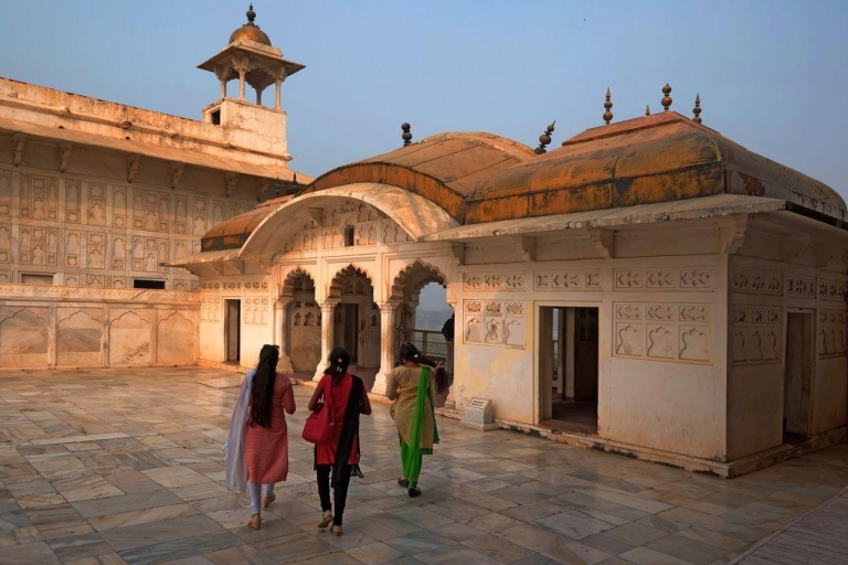 Vanuit Delhi: all-inclusive Taj Mahal-tour met supersnelle treinPrivétour met vervoer en gids