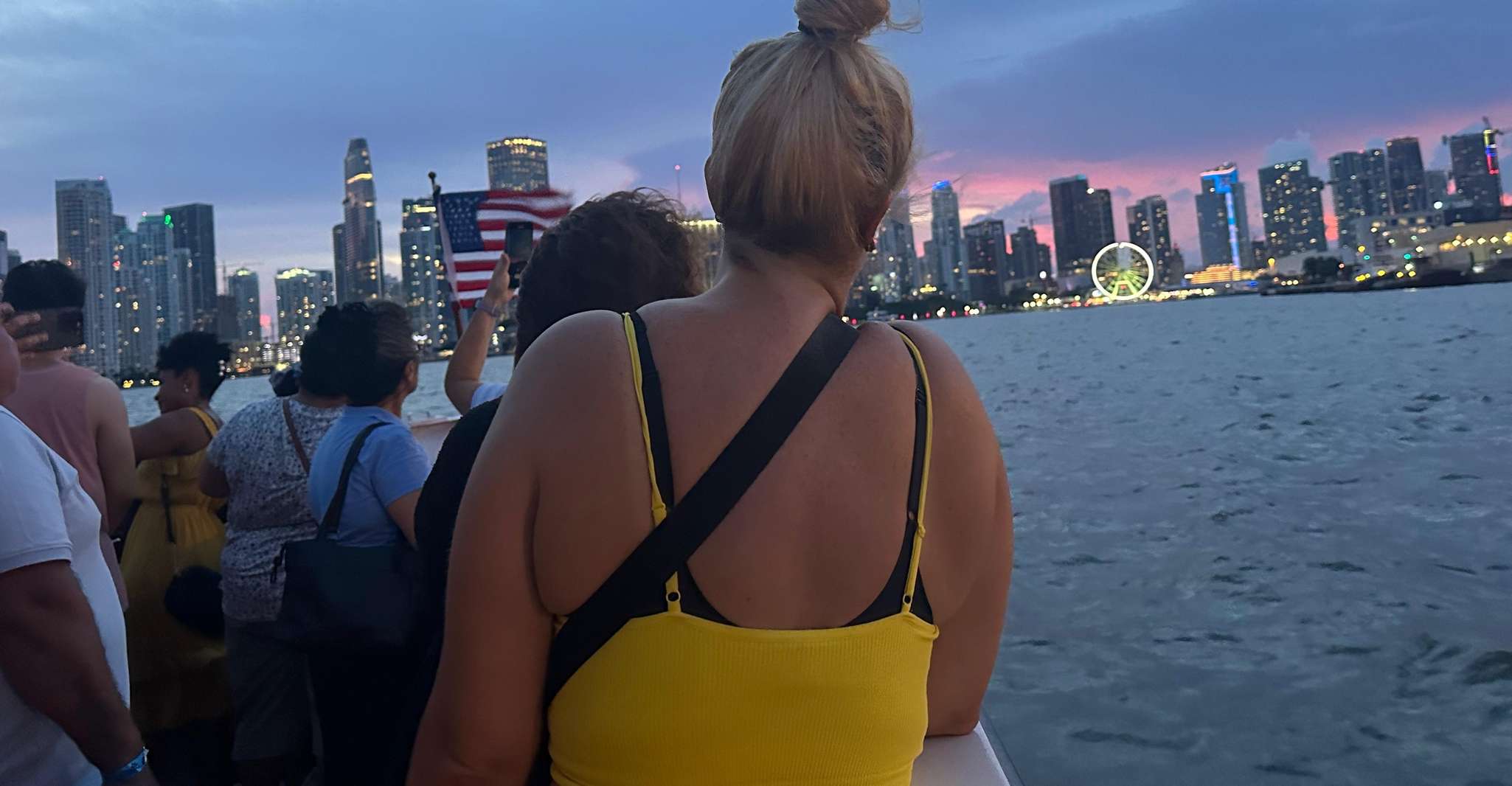 Miami Evening Boat Past Millionaire Homes on Water Taxi photo 3