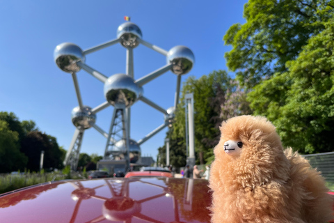 Tour privato guidato in auto dell&#039;Atomium e del Mini-Europe Park