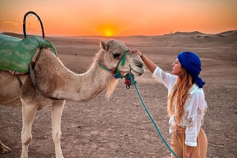Marrakech: Agafay Desert Sunset, Camel Ride, and Dinner Show