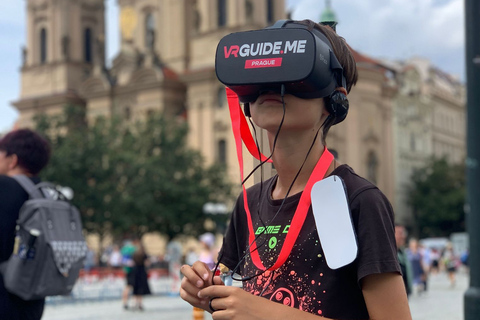 Praga: Tour immersivo a piedi e in VRPraga: Tour a piedi della città e VR