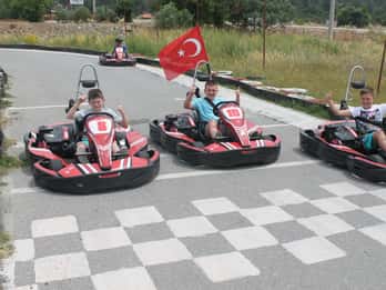 Icmeler/Marmaris : Aventure en karting avec transfert à l'hôtel