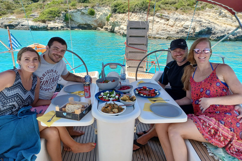 From Chania: Fully Private Sailing Cruise with Meal & Drinks