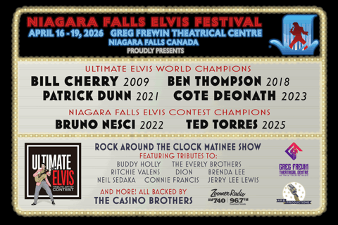 NIAGARA FALLS: Annual Elvis Festival Elvis Festival - Level 5 Thursday 7:30 PM Show