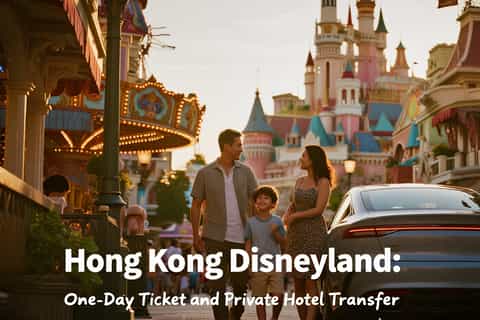 Hong Kong: Disneyland Entry Ticket with Private Transfer