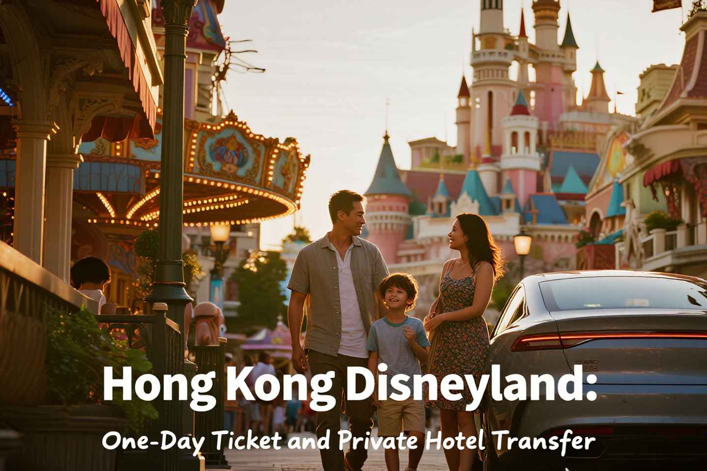Hong Kong: Disneyland Entry Ticket with Private Transfer - 1 Day Ticket & 1-Way Transfer Pickup from Kowloon/ HK Island