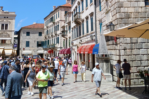 From Bar: Kotor Cable Car, Old Town & Sveti Stefan Tour
