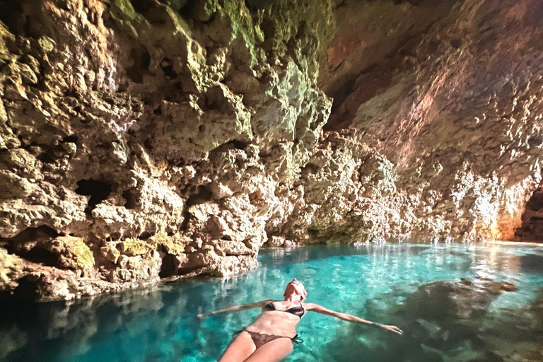 Zanzibar: Lagoa Azul, Restaurante de Pedra, Caverna e Viagem à Praia