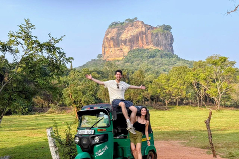 Sigiriya & Dambulla Rock Climb with Village Tuk Tuk Safari