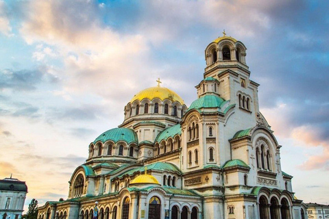 Sofia from the Top and Alexander Nevski Cathedral