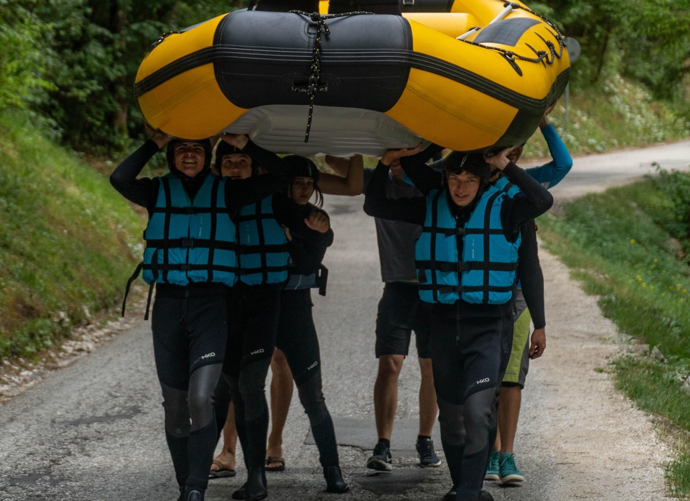 Rafting-tur i Bovec/Kobarid