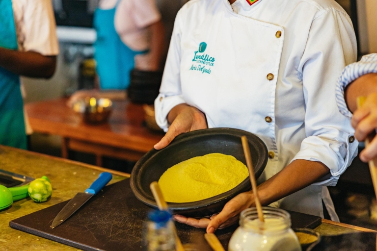Carthagène : Cours de cuisine gastronomique avec vueMenu caribéen Red Snapper avec un chef local