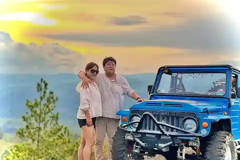 Bali: Ubud Hidden Waterfall & Mt Batur Sunset Jeep Tour