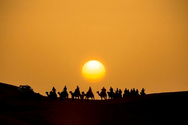 From Marrakech: 4-Day Camel Ride & Sahara Camp Experience From Marrakech : 4 days desert group tour (luxury camp)