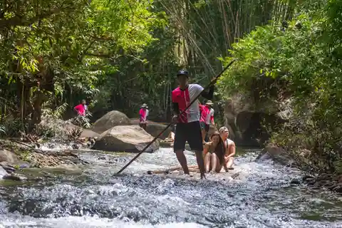 Khao Lak Adventure: Bamboo Rafting & Elephant Walk Journey