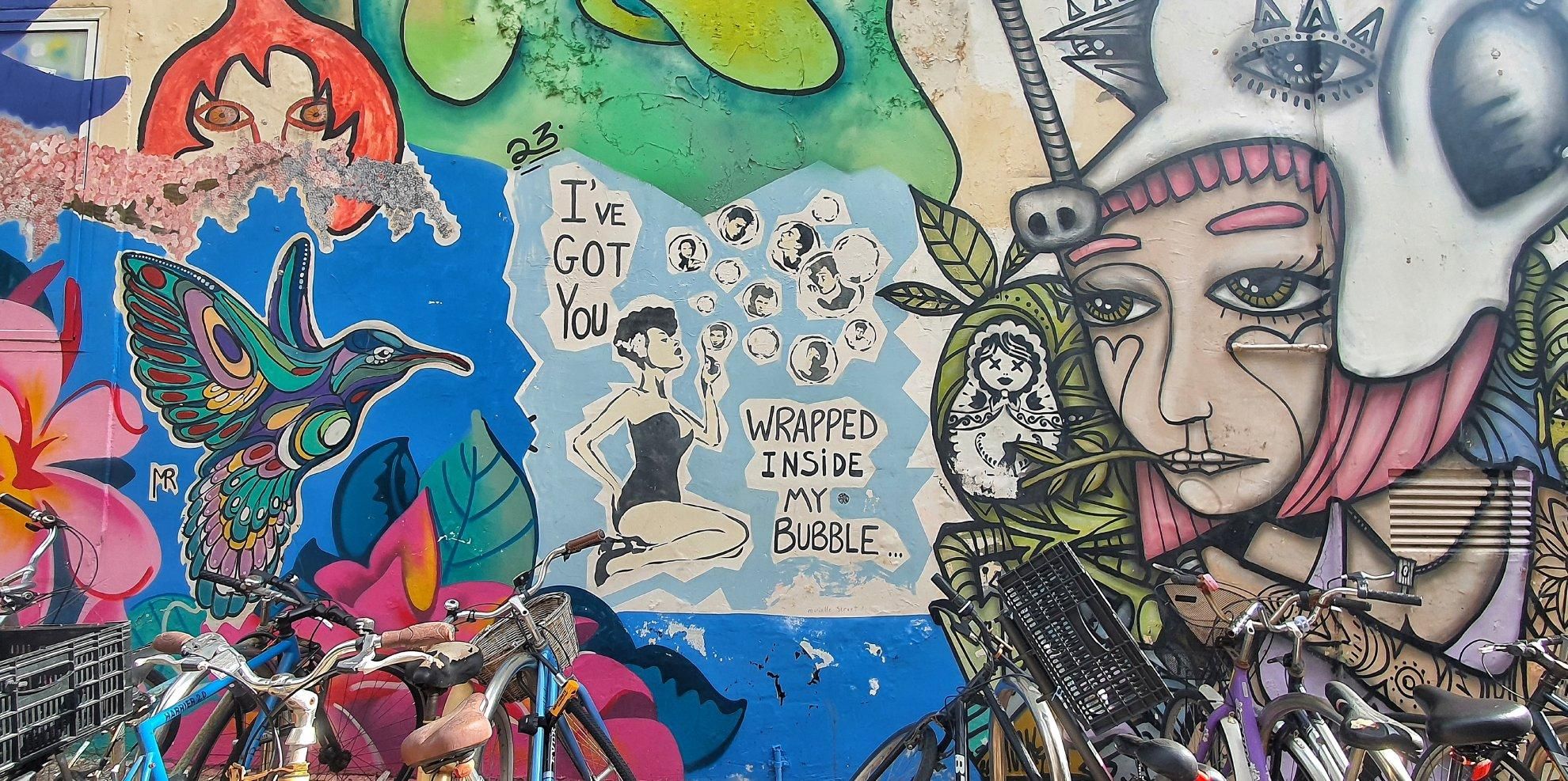 Tel Aviv Street Art Tour: Graffiti in Nachalat Binyamin
