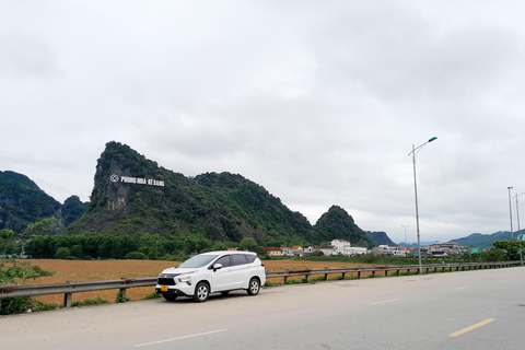 Phong Nha à Hue en voiture privée avec chauffeur privé uniquement