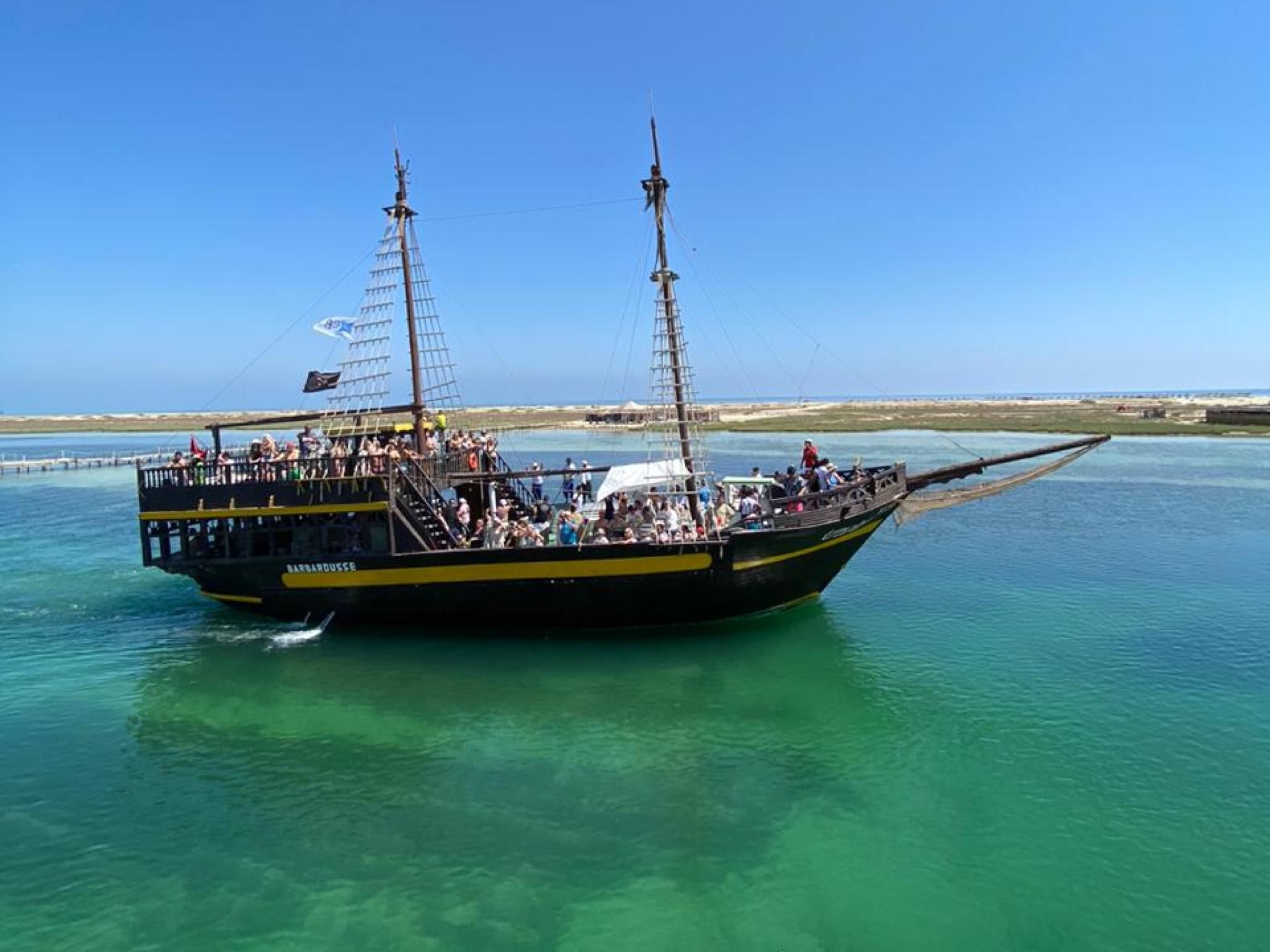Djerba: Bootsfahrt auf dem Piratenschiff Barbarossa ⭐⭐⭐⭐⭐
