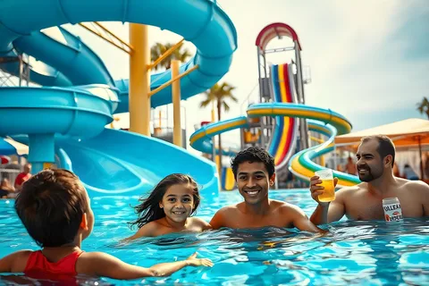 Hurghada: Makadi Water World med frokost og transport
