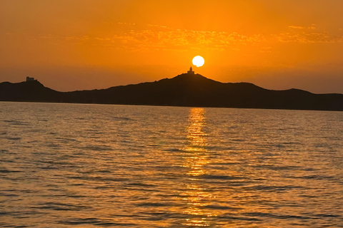 Ajaccio : Sunset seascape at the Sanguinaires