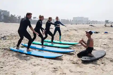 Santa Monica: Gruppen-Surfkurs