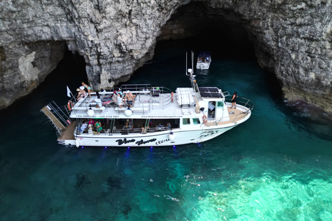 Comino Blue Lagoon & Crystal Lagoon - 3 Bay Cruise Malta: Blue Lagoon, Crystal Lagoon & Ħalfa Rock Guided Tour