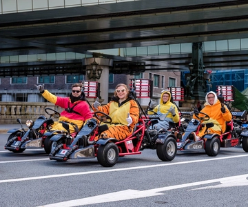 Osaka: Go Kart Tour on Osaka Streets with Guide