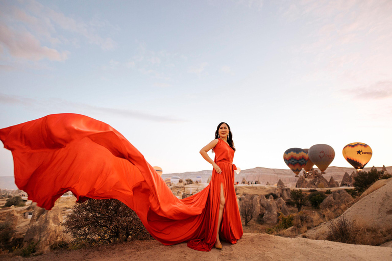 Cappadocia Flying Dress Photo Shoot