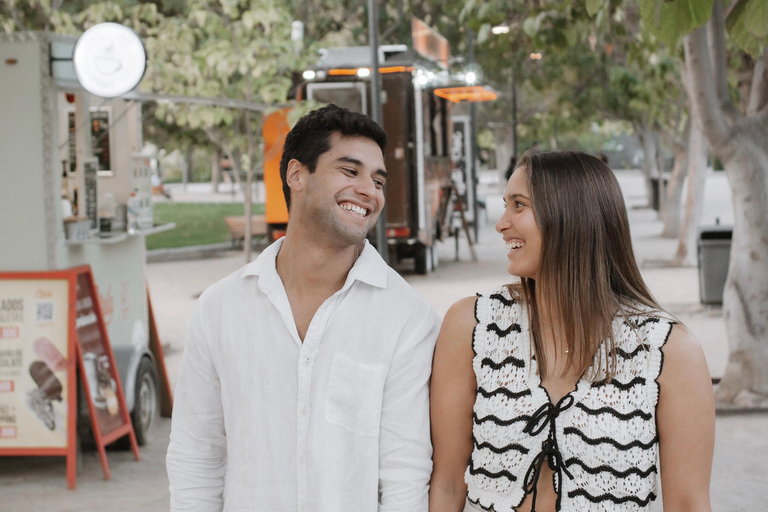 Santiago: Couple's photo shoot in the city's most beautiful park