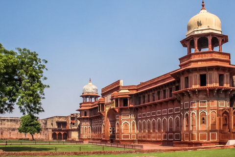 Agra : Visite du Taj Mahal en costume traditionnel indien