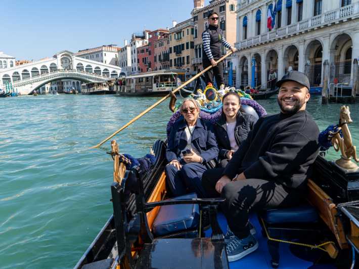Venedig: Markuskirken, Dogernes Palads, Rialto og gondoltur